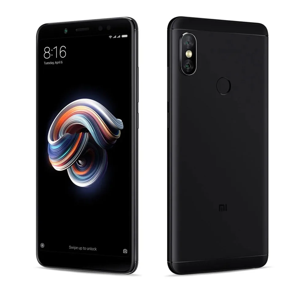 Kup Xiaomi Redmi Note 5 Smartphone Snapdragon 636 2160*1080 5.99 Inç Tam Ekran 13.0MP Kamera Parmak Izi/Yüz Tanıma