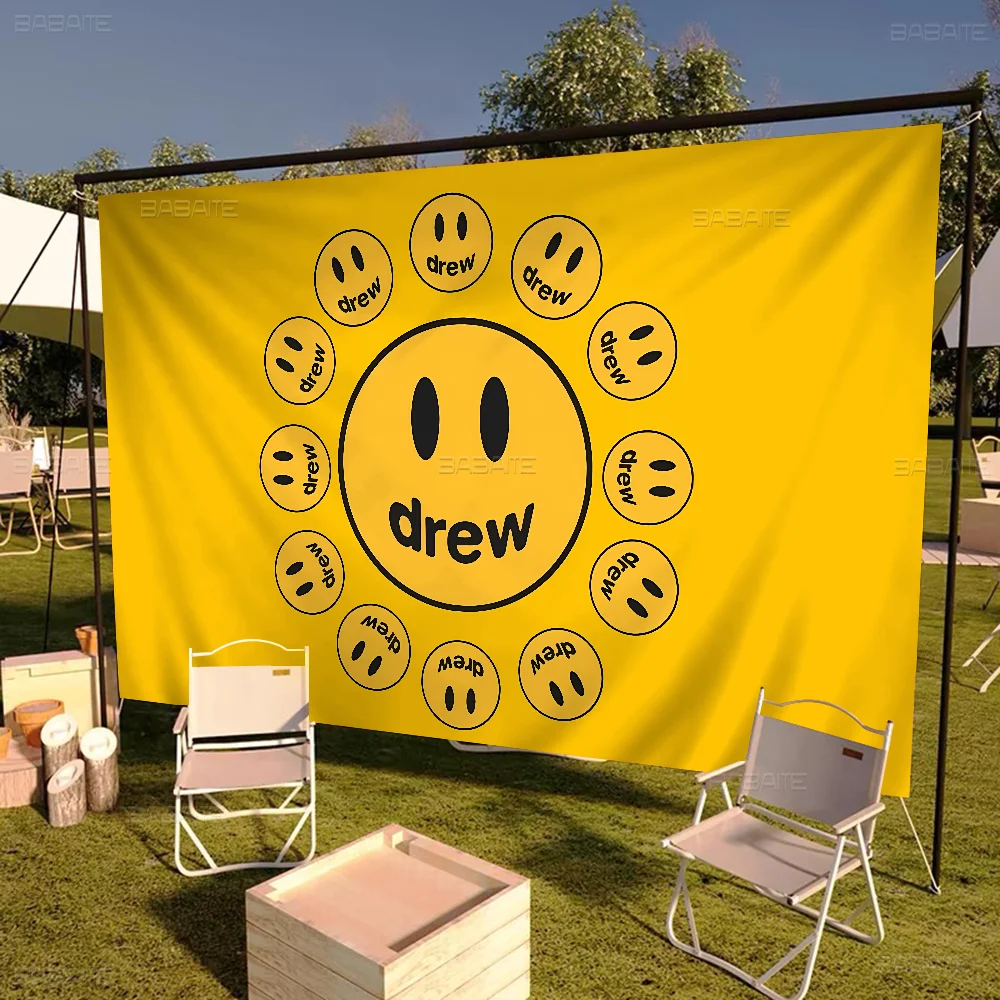 Джастин Бибер D-Drews Houses Banner INS Стиль Открытый вечерние украшения Атмосфера Флаг