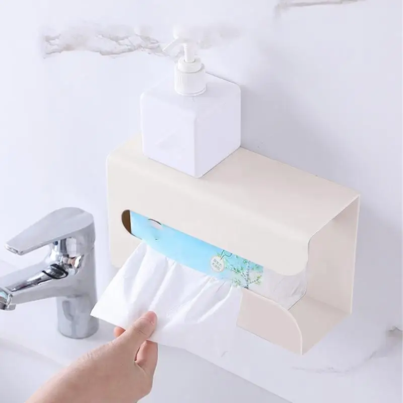 Самоклеящаяся коробка для салфеток настенный держатель кухонный инструмент