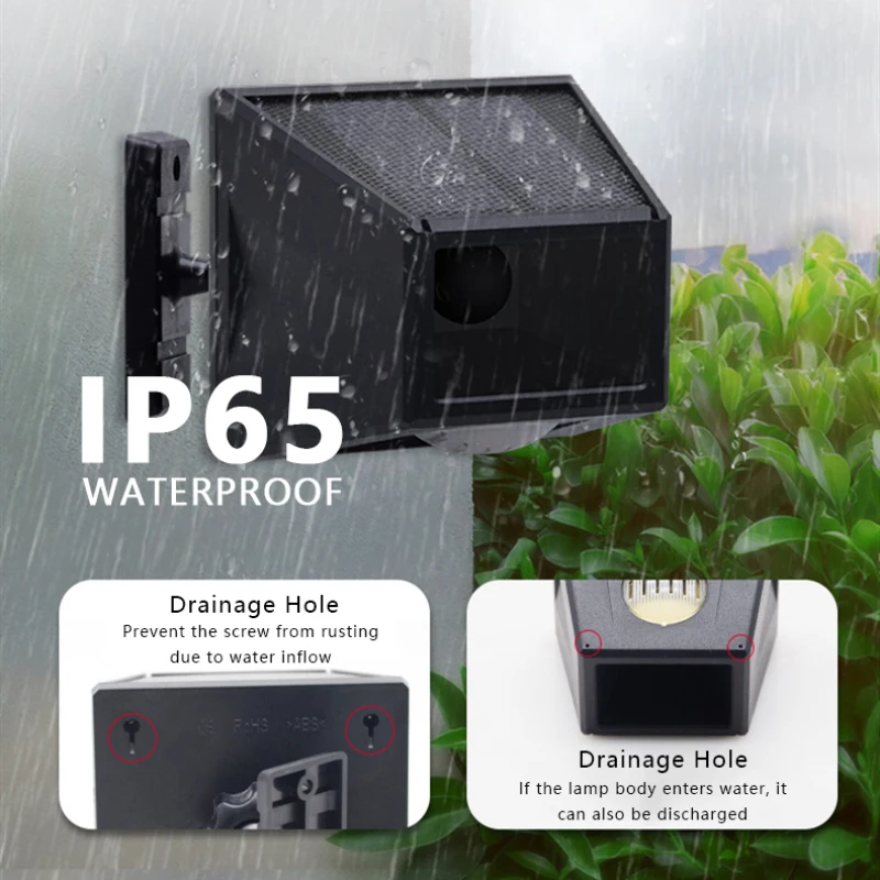 

Solar Animal Repellent Alarm Light Motion Sensor Remote Control Warning Wild Boar Anti-theft Flashing Alarm Outdoor Repellent