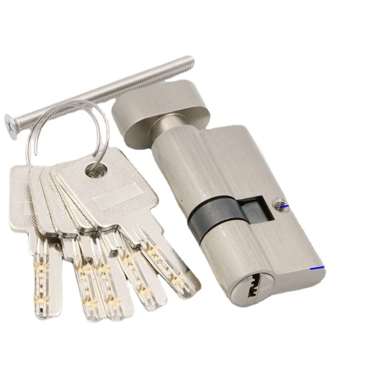 

European interior Door lock core universal Cylinder 55/50/6570/75/80/90mm bedroom door wooden door handle lock core w 4 Keys