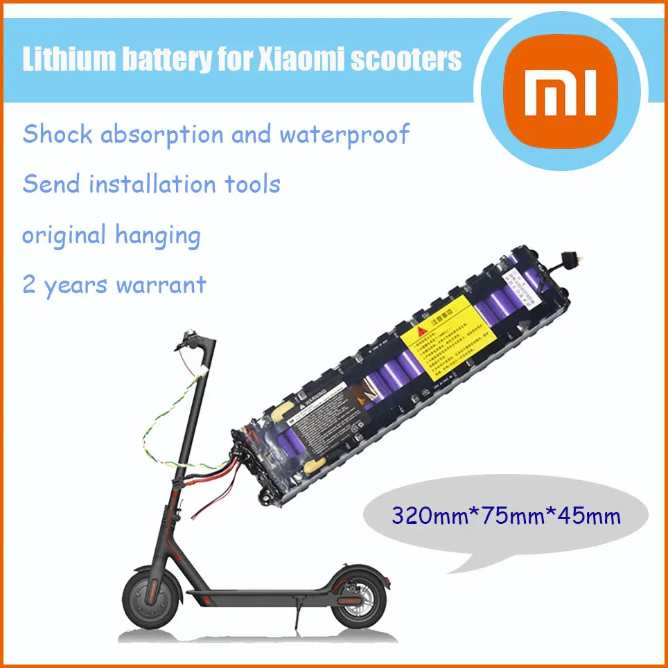 

2022 36V battery18650 Battery pack 18.8Ah battery Xiaomi M356 M356 Pro Special battery pack 36V Li-ion battery Riding 50km