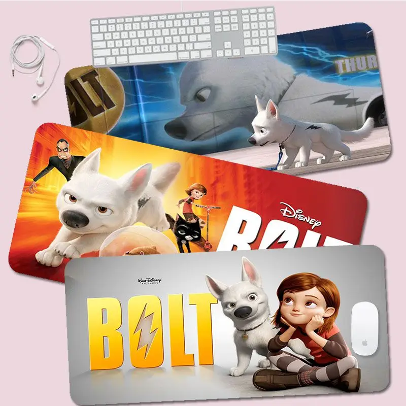 

Disney Bolt Large XXL Office Computer Desk Mat Table Keyboard Big Mouse Pad Laptop Cushion Non-slip for PC Gamer Mousemat