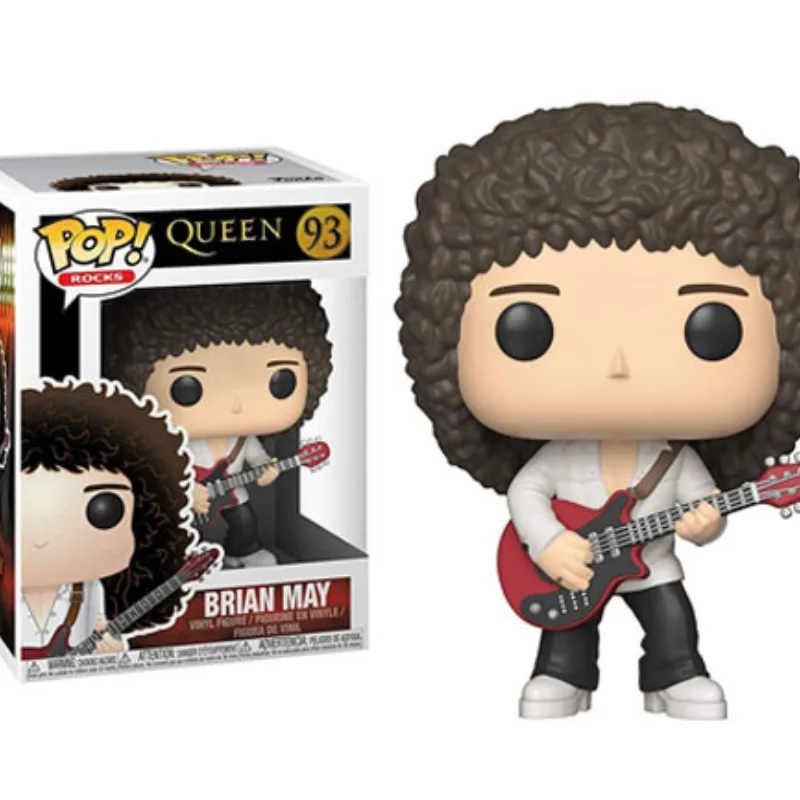 Оригинальный FUNKO POP Rocks Music UK Queen Brian Harold May Модель Фильм Аниме Кукла ручной работы