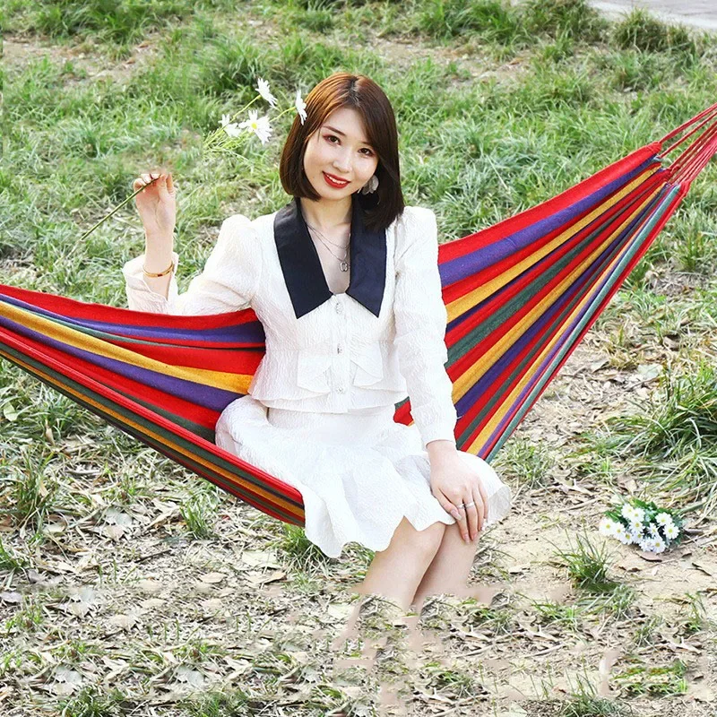 Переносные качели для патио кемпинга туристические сна гамаки навес брезенты