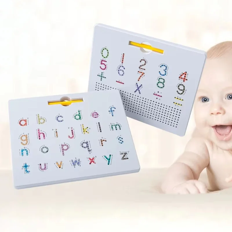 Двухсторонняя буквенная доска с магнитными буквами буквенно-цифровая стальная