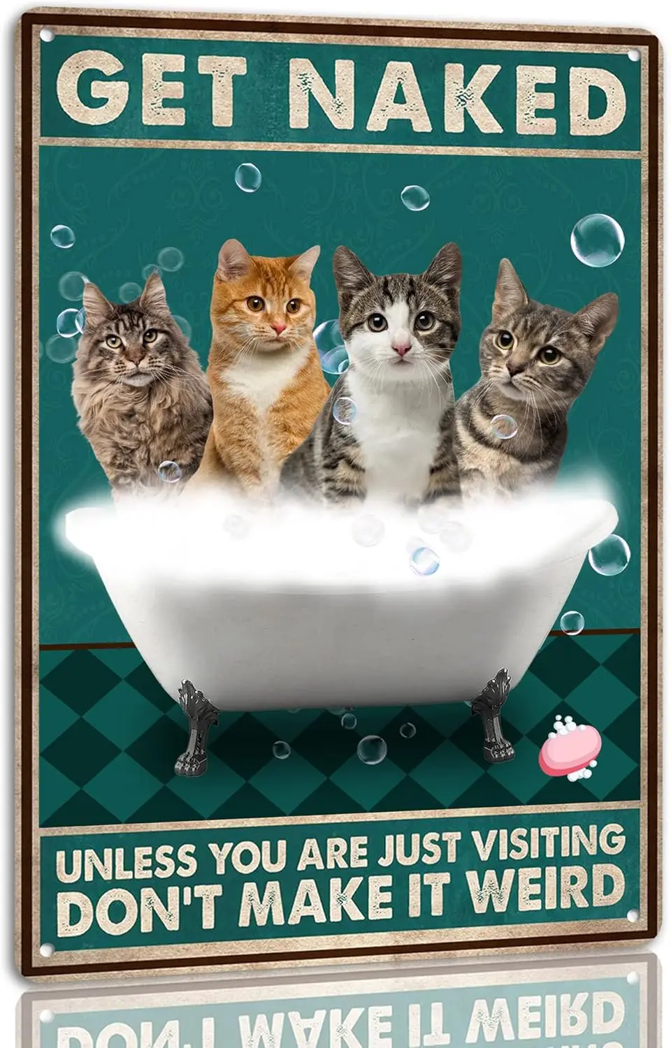 Ct Broom Decor Забавная цитата для спальни Metl Tn Sgn Wll Плакат Ретро Фмошка Домашняя