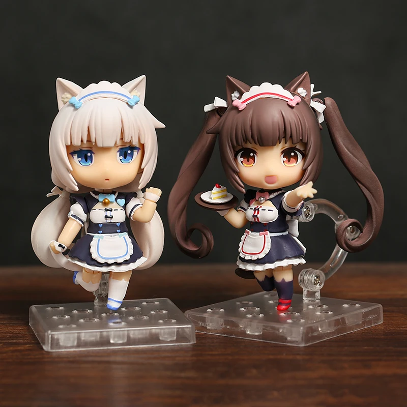 

Nekopara шоколад 1238 ваниль 1248 милая фигурка игрушка подвижное лицо кукла комната Декор подарок
