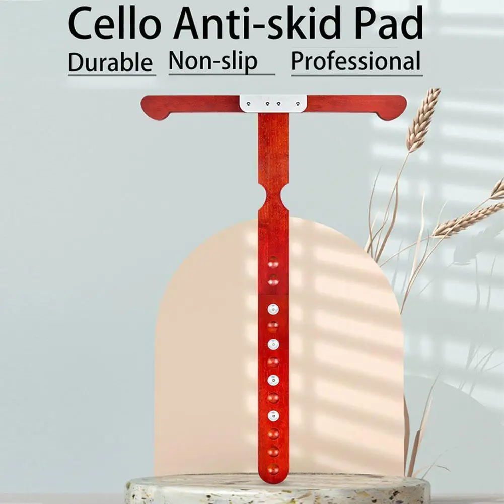 

Wooden Non-Slip Pad Cello End-Pin Stopper Anti-Skid Pad Strap Plate Cello Adjustable Cello Cushion Special Anti-Skid Wooden A5X2