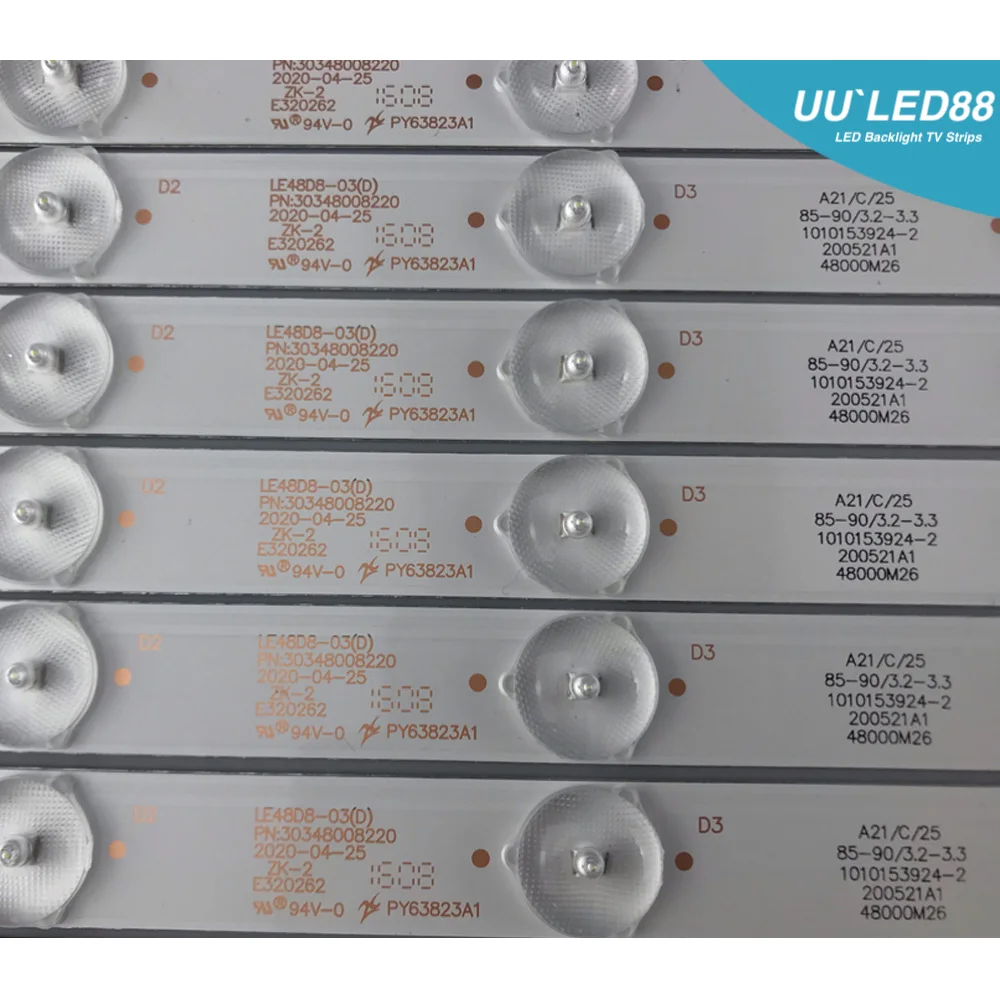 Светодиодная лента для подсветки телевизора Haier 48 дюймов LE48M600F HITACHI 48C6 LS48H310G LE48G520N