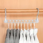 Волшебная подставка с 9 отверстиями, круглая вешалка для одежды, сушилка для одежды, многофункциональная пластиковая вешалка для одежды, складные вешалки для домашнего хранения