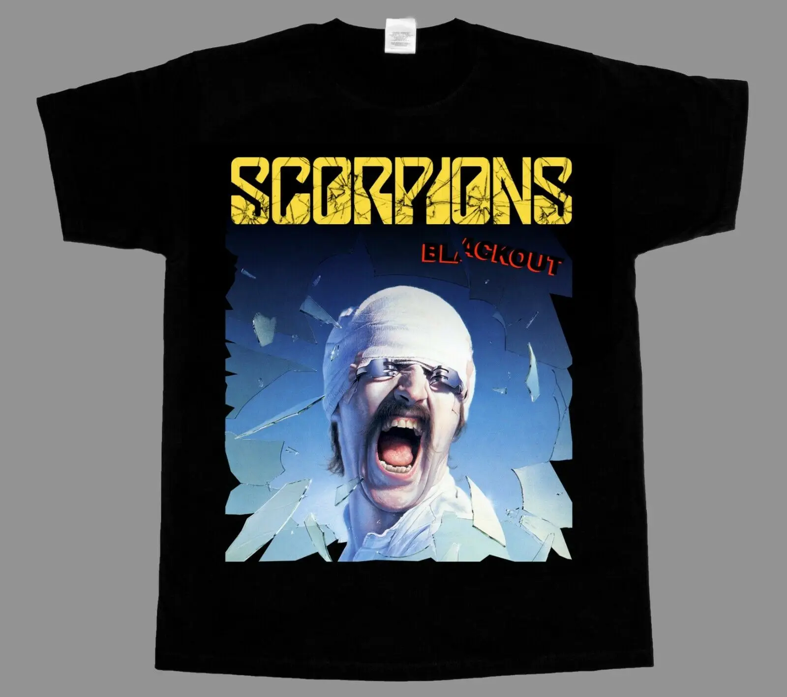 

SCORPIONS BLACKOUT'82 MICHAEL SCHENKER UFO NEW T-SHIRT
