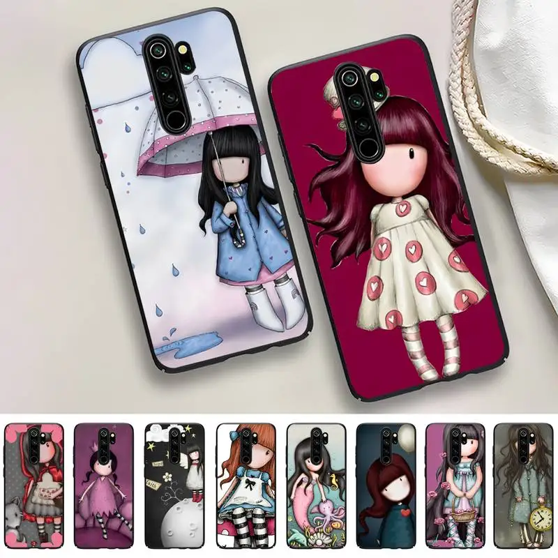 

S-Santoros-G-Gorjuss Phone Case For Redmi 9 5 S2 K30pro Silicone Fundas for Redmi 8 7 7A note 5 5A