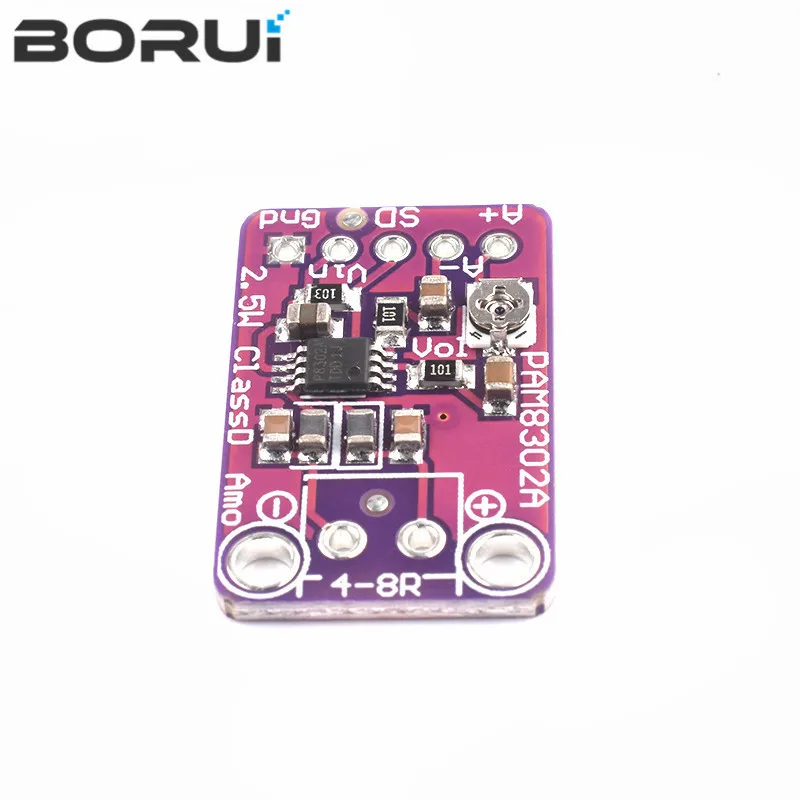 PAM8302A CJMCU-832 PAM8302 2 5 W одноканальная детская плата разработки класса D |