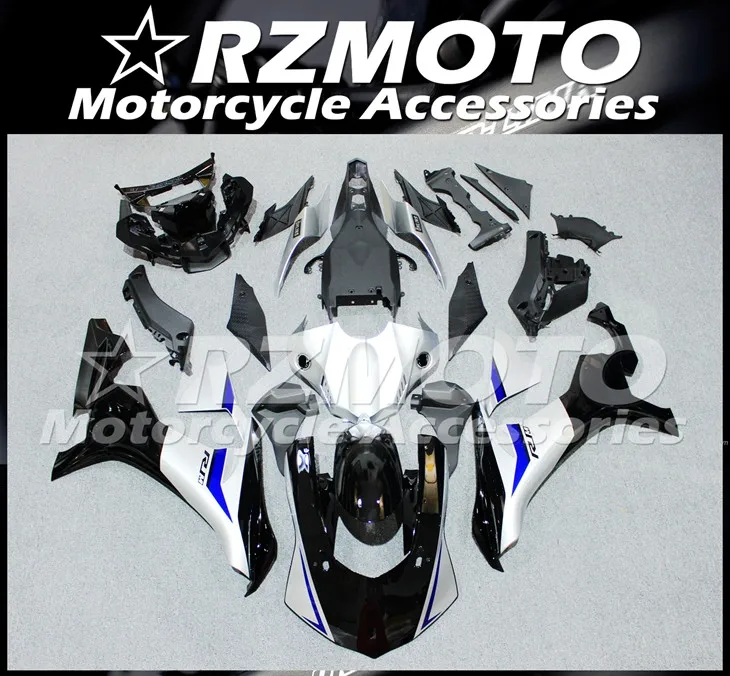 

New ABS Motorcycle Fairings Kit Fit For YAMAHA YZF - R1 R1m 2015 2016 2017 2018 15 16 17 18 Bodywork Set Custom Black Silver