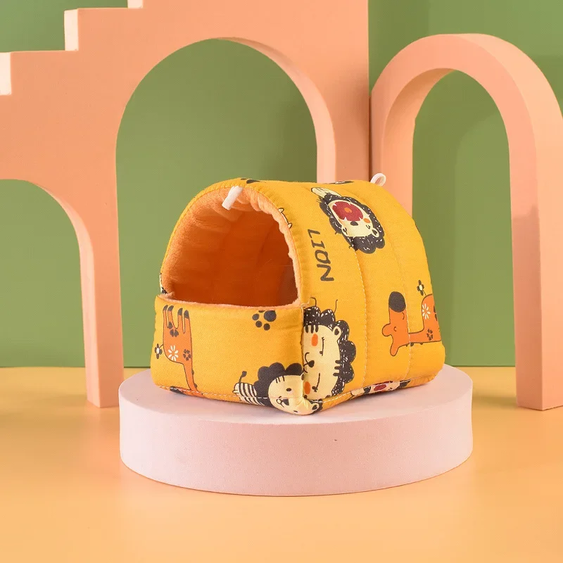 Милая Мини-клетка для морской свиньи маленькая кроватка сна в виде животного