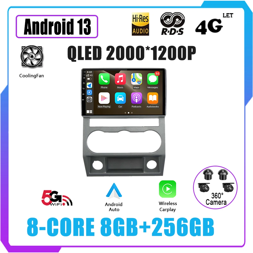 

Car Radio Multimedia Player Android 13 For voiture GAZ Gazelle Next 2016 Navigation GPS DSP Carplay WIFI No Din