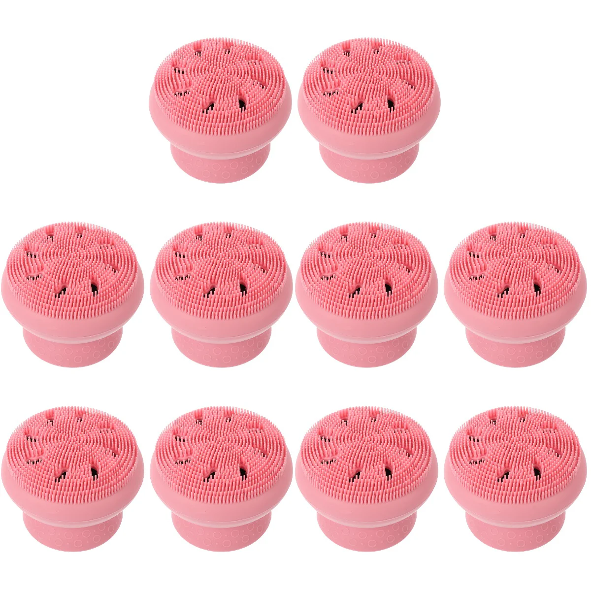 

5x Self Care Products Bath Shower Scrubber Silicone Bath Scrubber Silicone Scrubber Pet Bath Scrubber