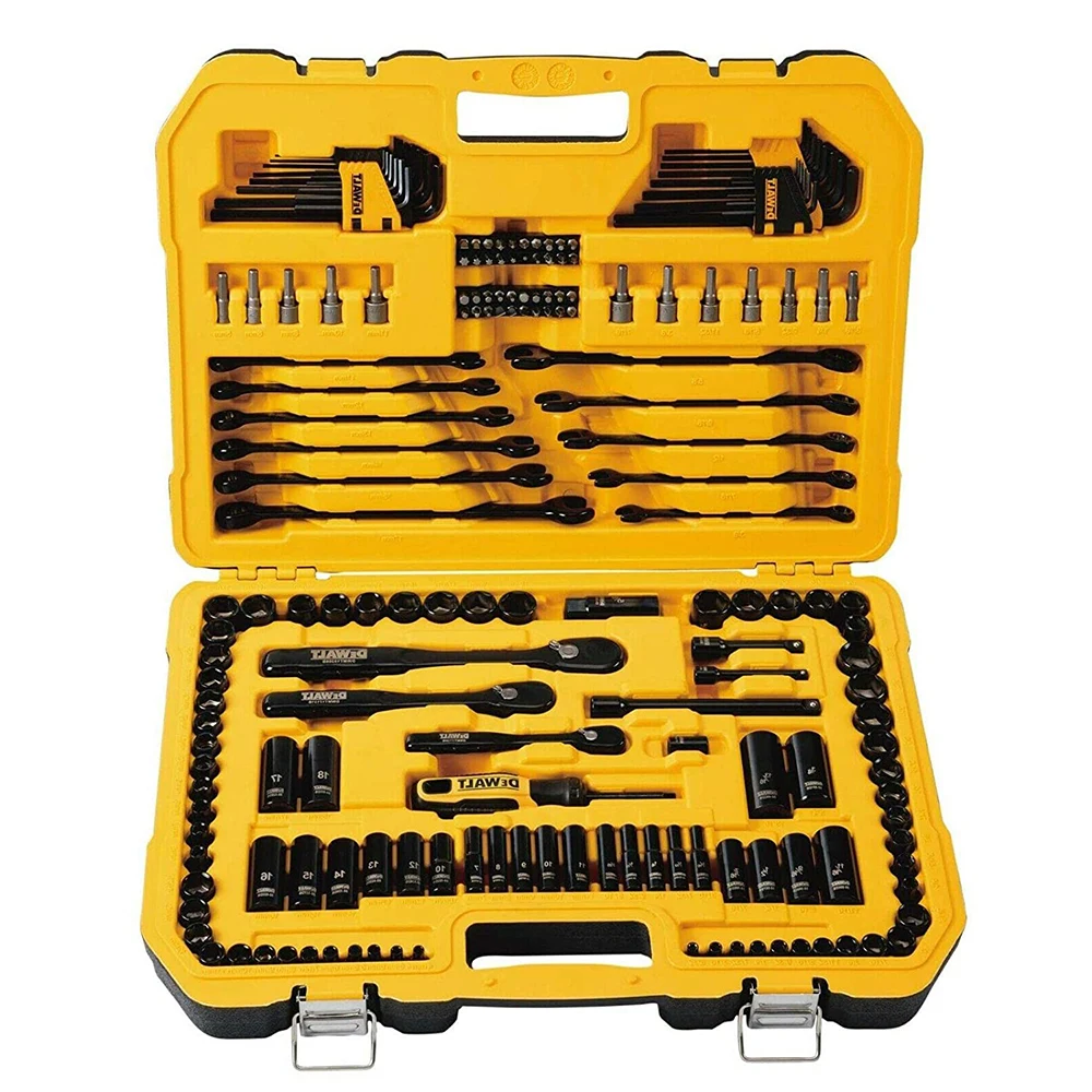 

2023 Low price DWMT45184 Black Chrome 184-piece Mechanics Tool Set