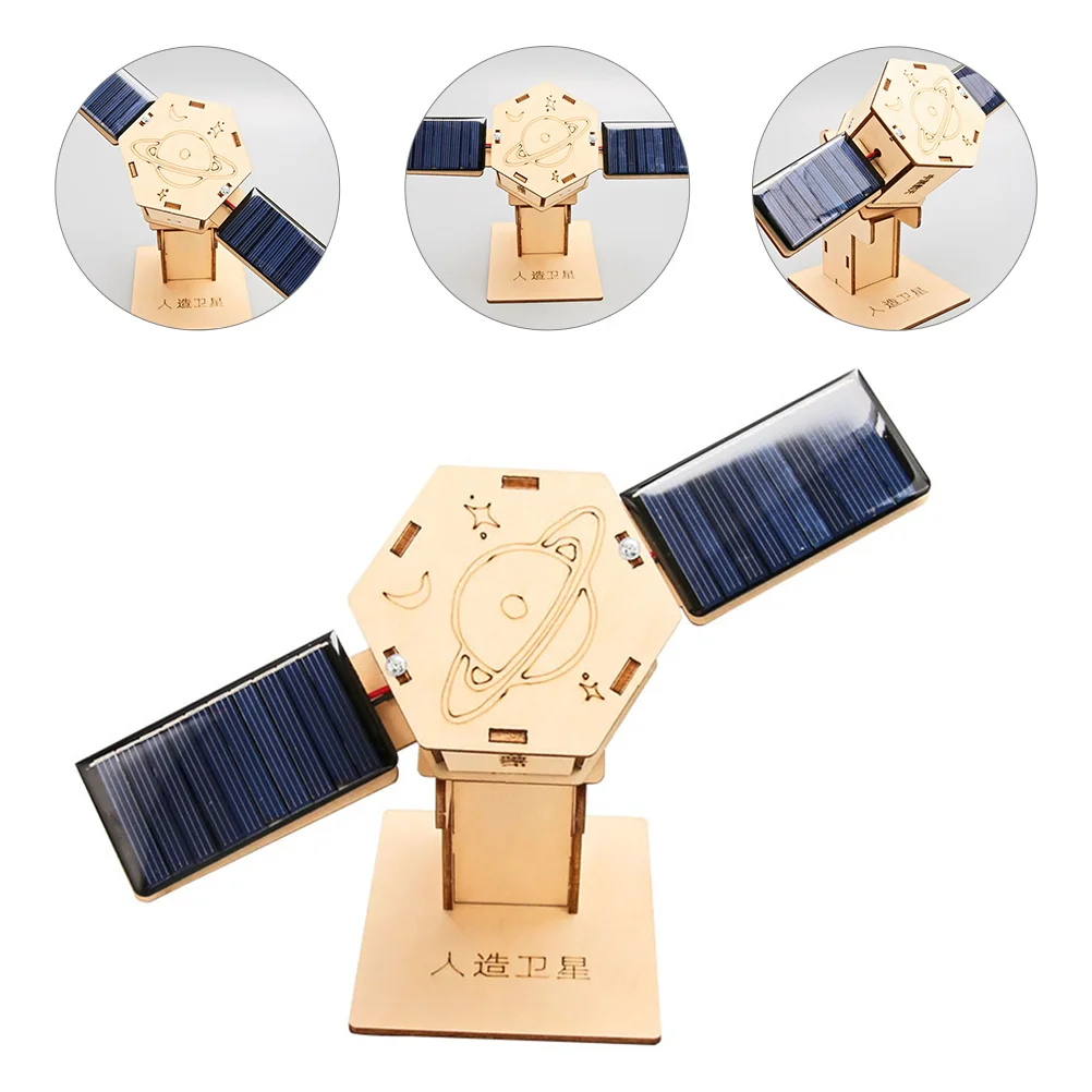 

Solar Satellite Kids Educational Toy Science Toys Kit 10 Year Old Boy Gift Ideas Power Assemble Electric Experiment System