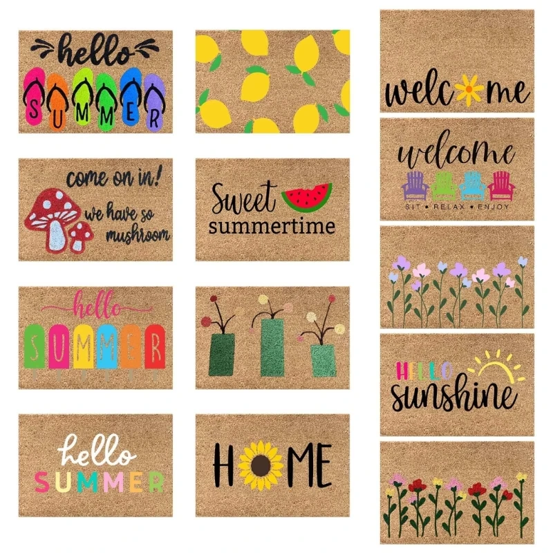 

Summer Holiday Floor Doormat for Entrance Door Entryway Foot Mat Rugs Bathroom Drop Shipping