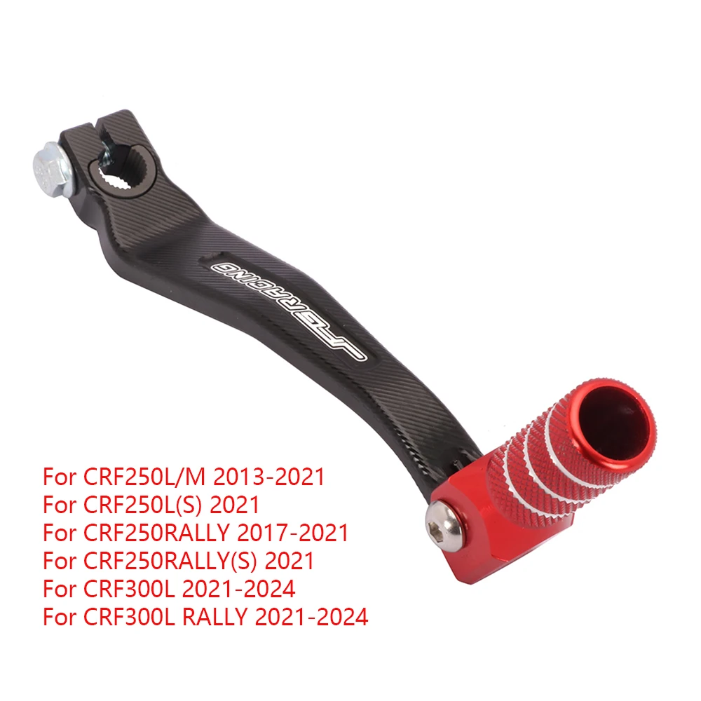 

Задние подножки для мотоциклов, рычаг переключения передач тормоза, педаль для HONDA CRF250L CRF250M 2013-2020 CRF250RALLY 2017-2020 с ЧПУ