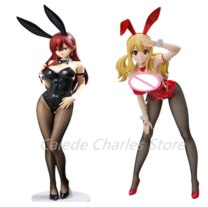 

FREEing B-STYLE Anime Fairy Tail Erza Scarlet Bunny Ver 1/4 Pvc Lucy Heartfili Figure Adults Collection Model Toy 18+ Doll Gifts