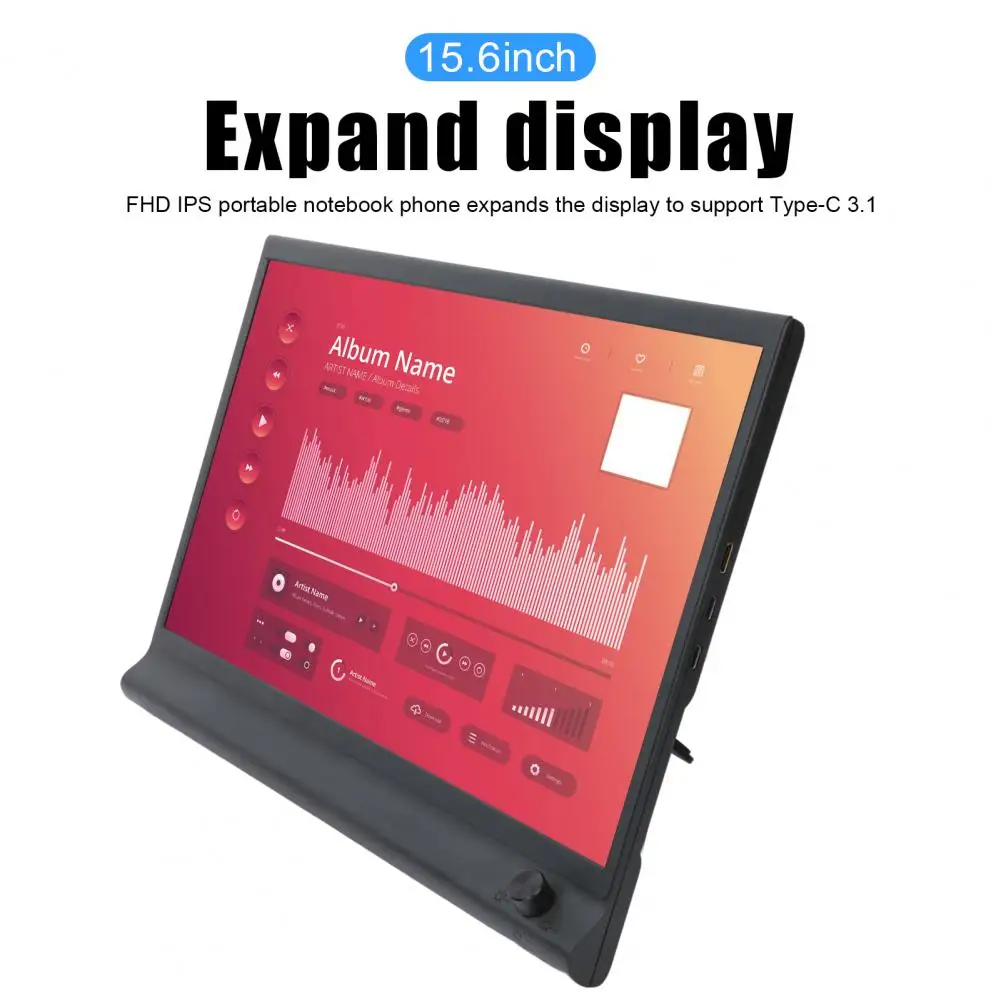 15.6 Inch Laptop Monitor 1920*1080 HD LCD Monitor Screen Ext