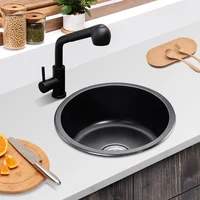 Stainless Steel Kitchen Sink Bowl Black Undermount Pipe Nano Rv Small Washing Sink Bathroom Cocina Accesorio Home Improvement