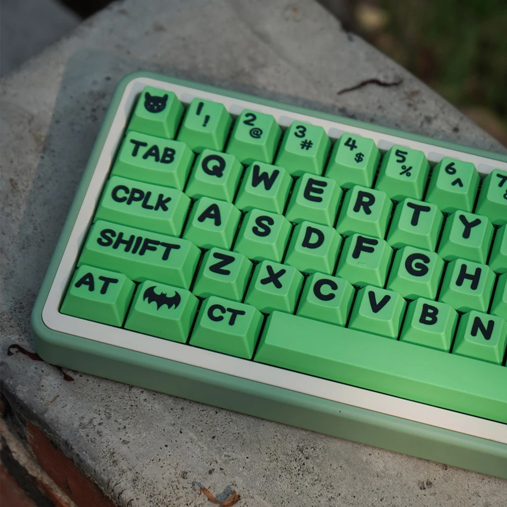 

GMK Green Party Key cap Custom 138Keys Cherry Profile PBT Keycaps for Mechanical Keyboard Personalize keycap