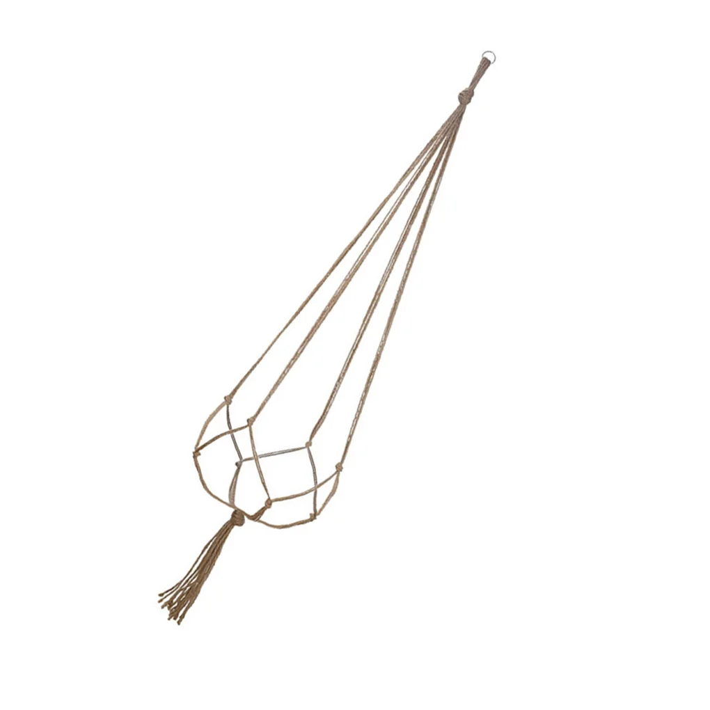 

Hanging Planter Rack Hanging Basket Flower Pot Holder Gardening Linen Rope Woven Net Potted Plants Hanger Indoor Outdoor Decorat