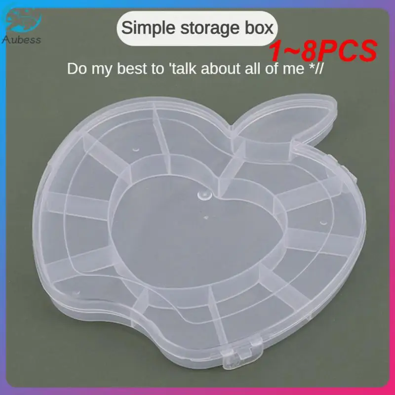 

1~8PCS Storage Jewelry Box Jewelry Case Necklace Box Jewelry Box Compartment Container Simple Storage Box