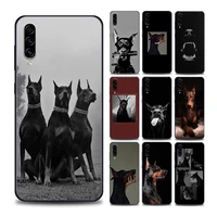animal dachshund doberman dog phone case for samsung a10 e s a20 a30 a30s a40 a50 a60 a70 a80 a90 5g a7 a8 2018 soft silicone
