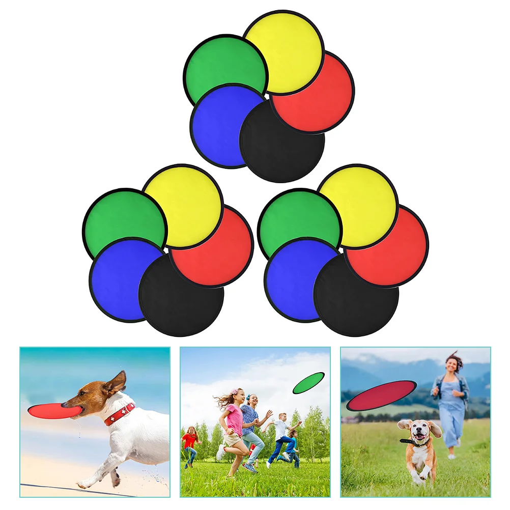 

Disc Flyingfolding Kids Children Plaything Foldable Party Game Outdoorfan Funny Polyesterinteresting Portable Household Dog