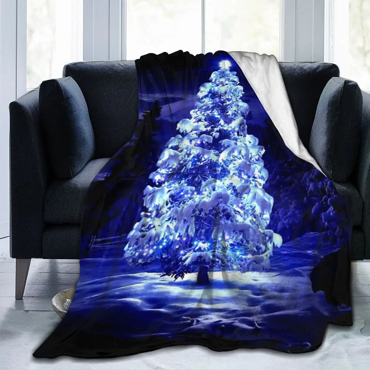 

New 3D PersonalityChristmas Printed Flannel Blanket Sheet Bedding Soft Blanket Bed Cover Home Textile Decoration