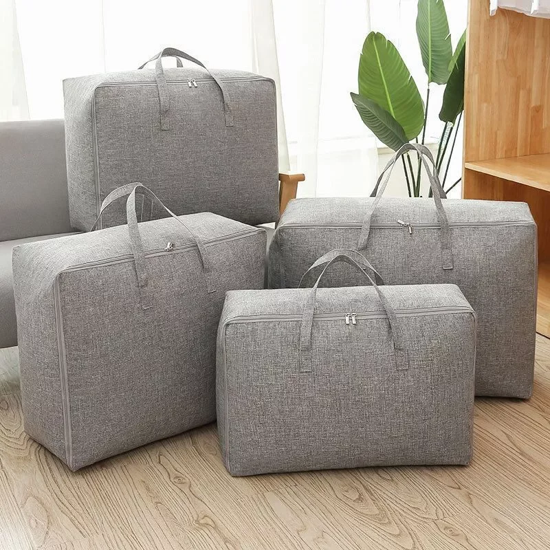 

Non-Woven Foldable Storage Bag Clothes Blanket Quilt Closet Sweater Organizer Box Pouches Clothes Cabinet Organizer Bag