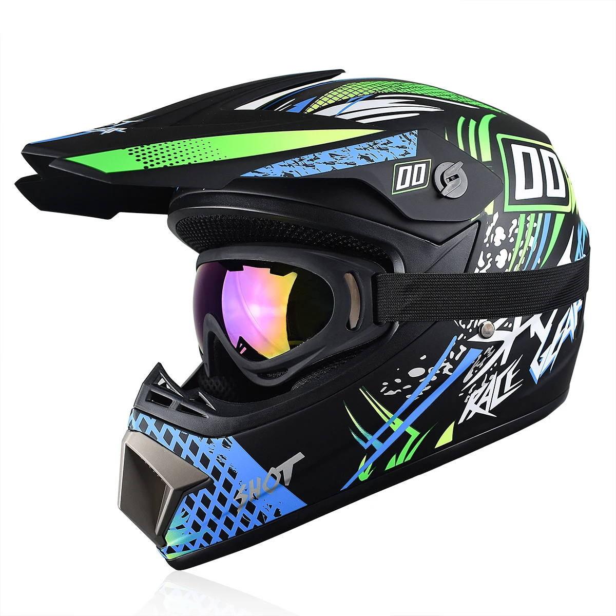 Полнолицевой Мотоциклетный Шлем Для Взрослых Мотокросса Квадроцикла