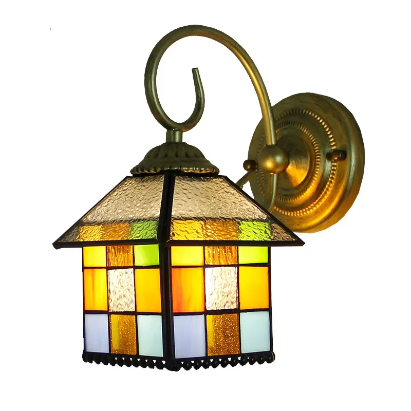 Настенный светильник SHIYAN винтажный витраж