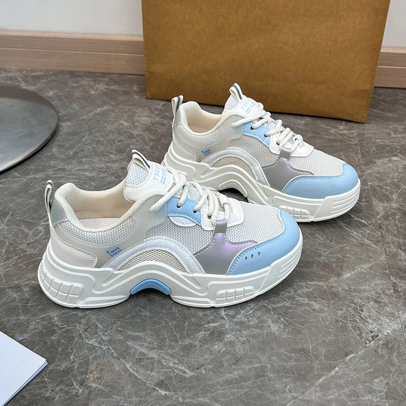 Женские кроссовки с воздушной подушкой модные сетчатые Повседневные Дышащие
