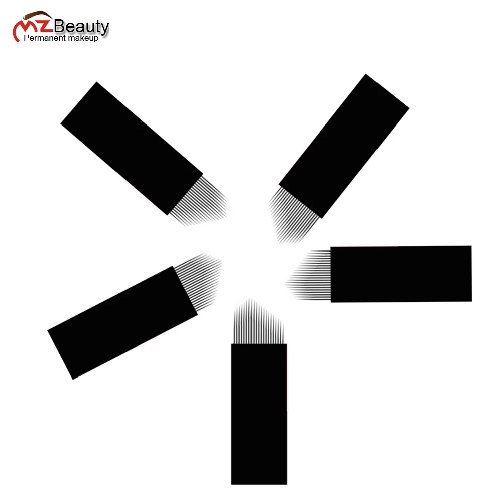 Иглы для микроблейдинга Nano 0 16 мм 18 21 В-образные татуировочные иглы с EXP датой лот