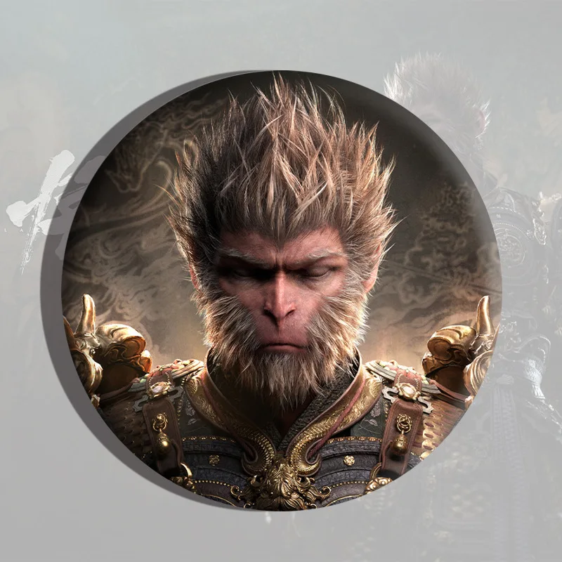 Значок Black Myth Wukong 5 8 см новая игра вокруг креативного персонажа брошь значок