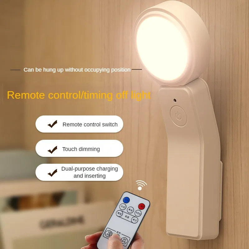

Motion Sensor Light Usb Rechargeable Wall Hanging 360 Rotation Night Lamp Bedroom Kitchen Cabinet Corridor Led Night Light