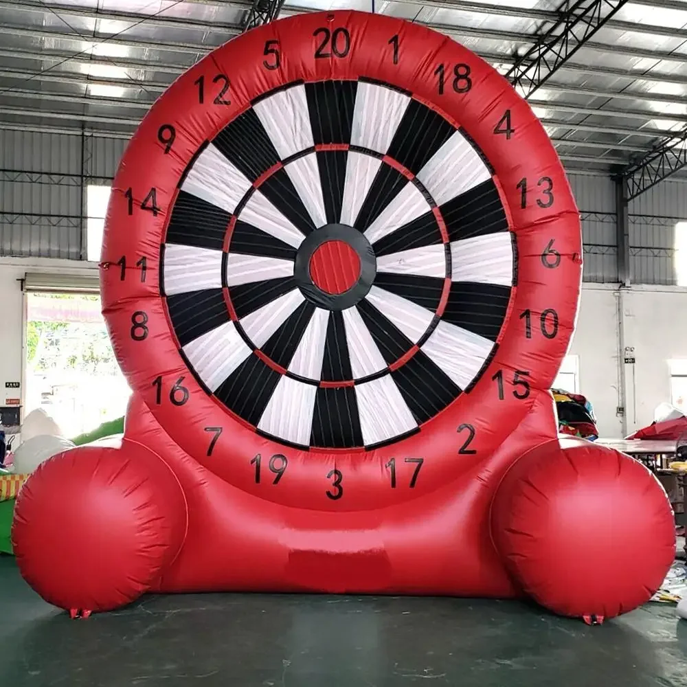 Фото Надувные футбольные дартс, игра в дартс, надувные дротики для ног, надувная игрушка для парка №4