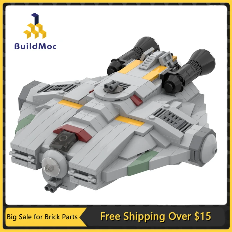 

Космические войны MOC, призрак, космический корабль, набор строительных блоков, модель корабля, модифицированный корабль, модель корабля, сде...