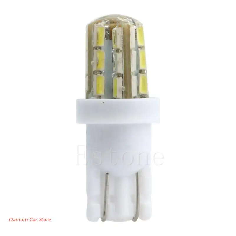 

Ксеноновые белые светодиодсветодиодный лампы 24-SMD T10 168 194 3014 для освещения номерного знака автомобиля, новинка