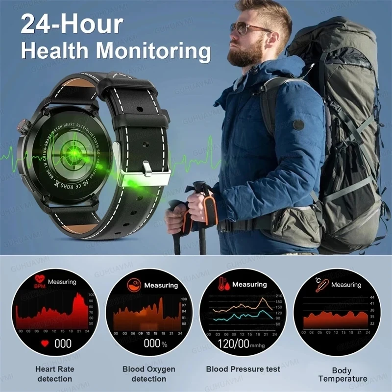 Новые смарт-часы Sapphire 2026 для мужчин: ультра HD AMOLED-экран, GPS, Bluetooth-звонки, NFC, компас, IP68, для бизнеса и фитнеса, совместимость с iOS (art.: 3920db90cee1a) - 3920db90cee1a