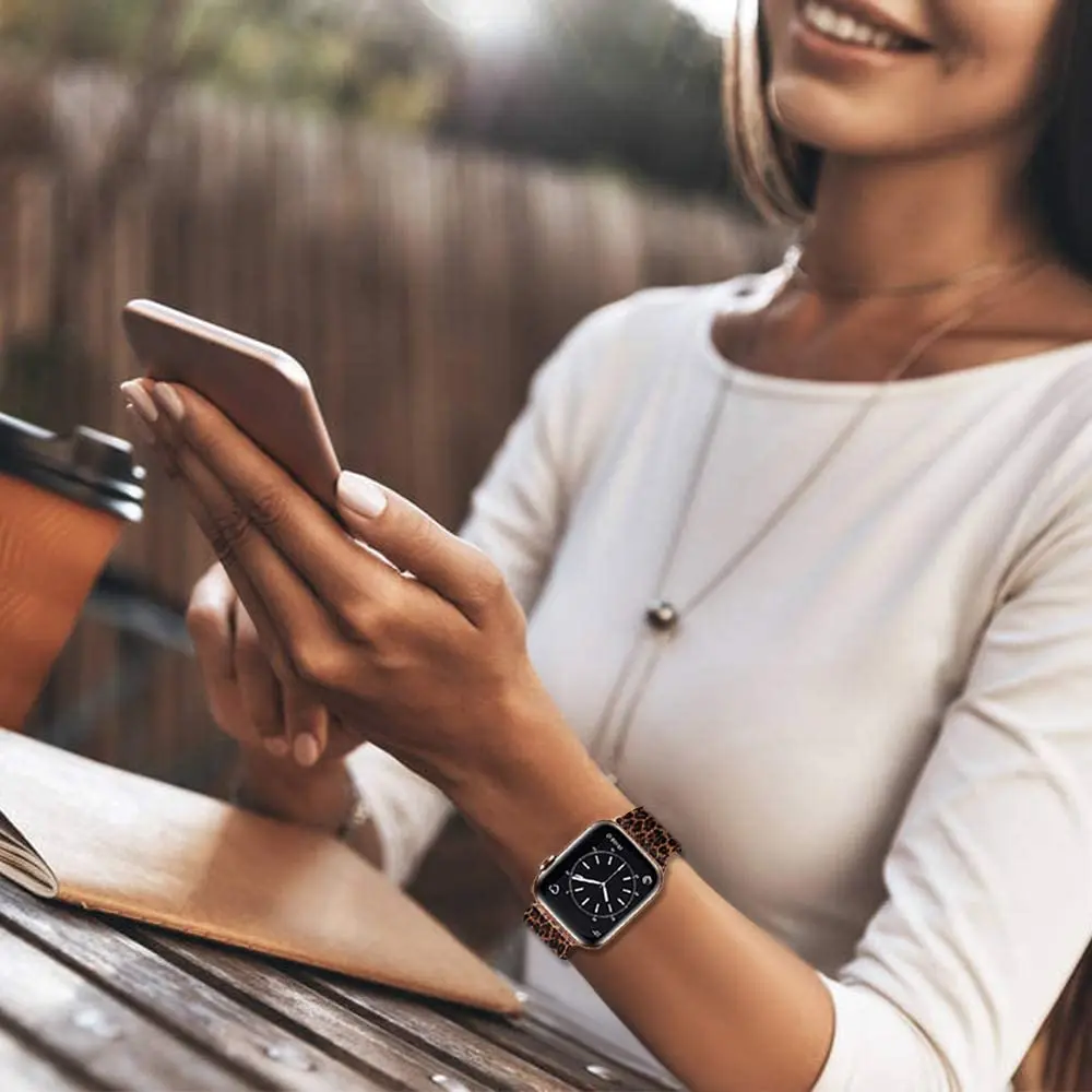 Bands for Apple Watch 38/40/41/42/44/45mm, Stainless Steel Mesh Metal Milanese Loop Replacement Band For iWatch Series 7 6 5 4 3