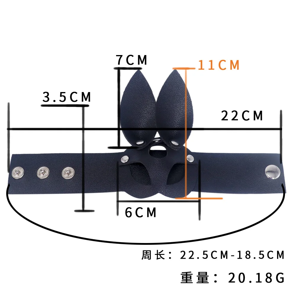 Широкие манжеты в виде кошки из искусственной кожи стиле панк готика рок унисекс
