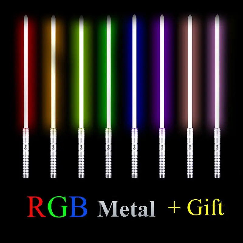 

Световой меч YQ-QingYun RGB Люк Скайуокер лазерный меч Дуэль громкий косплей рождественский светящийся меч детская игрушка подарок 76 см