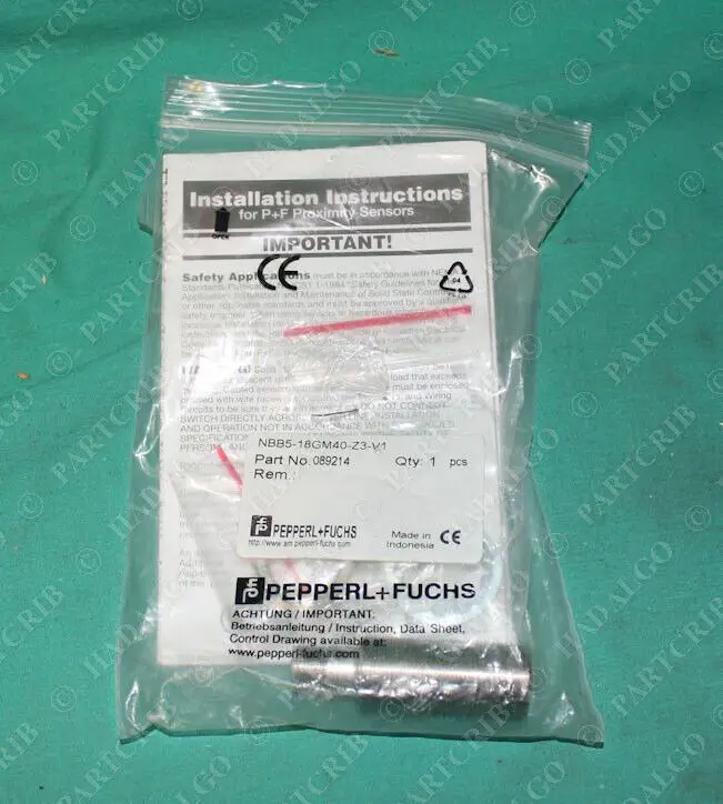 

PepperL+Fuchs, NBB5-18GM40-Z3-V1, 089214, Inductive Proximity Sensor Switch OEM